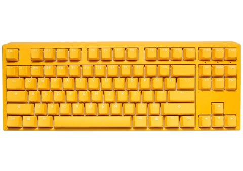 Ducky Ducky One 3 Yellow TKL klawiatura Gaming USB Niemiecki Żółty