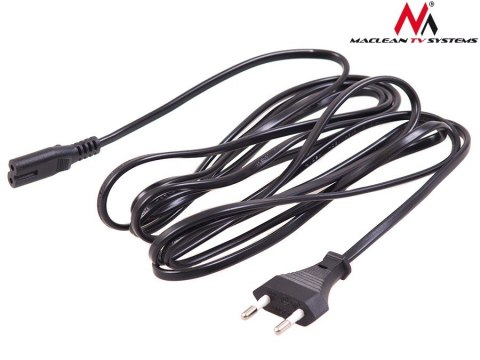 Maclean Kabel zasilający ósemka 2 pin 1,5M wtyk EU MCTV-809