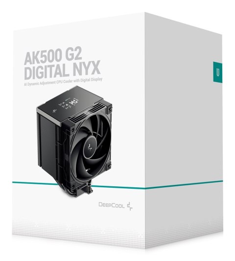 DEEPCOOL DeepCool AK500 G2 Digital NYX Procesor Chłodnica powietrza 12 cm Czarny 1 szt.