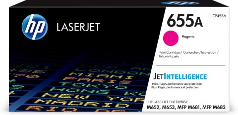 Hewlett-Packard HP 655A oryginalny wkład LaserJet z purpurowym tonerem
