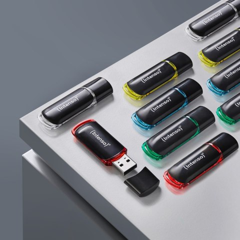 INTENSO Intenso 3511551 pamięć USB 4 GB USB Typu-A 2.0 Czarny, Czerwony, Zielony, Przezroczysty, Żółty, Niebieski