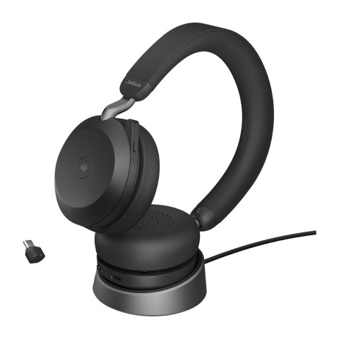 Jabra Słuchawki nauszne bezprzewodowe Jabra Evolve2 75 Link380c MS Stereo + stand