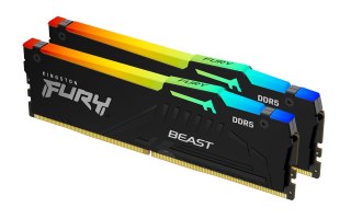 Kingston Kingston Technology FURY Beast RGB moduł pamięci 16 GB 2 x 8 GB DDR5 5600 MT/s