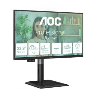 AOC AOC 24P4CV monitor komputerowy 60,5 cm (23.8") 1920 x 1080 px Full HD LED Czarny