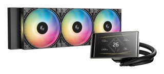DEEPCOOL DeepCool LT360 VISION ARGB Procesor Zestaw do chłodzenia płynami 12 cm Czarny 1 szt.