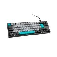 Ducky Ducky Miya Pro Moonlight TKL Klawiatura Gamingowa do PC/Mac, MX-Red, Biała dioda LED - Ciemnoszara