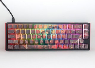 Ducky Klawiatura gamingowa Ducky One 3 x Doom SF GATA-2591 LED RGB - MX-Silent-Red (Niemiecki (DE))