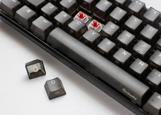 Ducky Klawiatura gamingowa Ducky One 3 Aura Black Mini Gaming, RGB LED - MX-Silent-Red