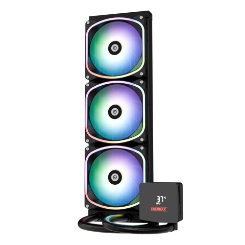 ENERMAX Enermax Aquafusion II 360 mm Procesor Chłodnica cieczy all-in-one 12 cm Czarny