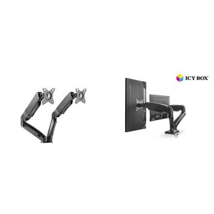 RAIDSONIC ICY BOX IB-MS304-T 68,6 cm (27") Biurko Czarny
