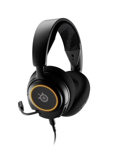 SteelSeries Słuchawki Steelseries Arctis Nova 3 61631 USB Type-C Czarne