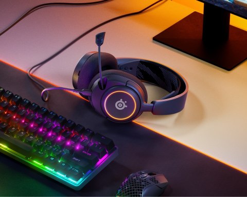 SteelSeries Słuchawki Steelseries Arctis Nova 3 61631 USB Type-C Czarne
