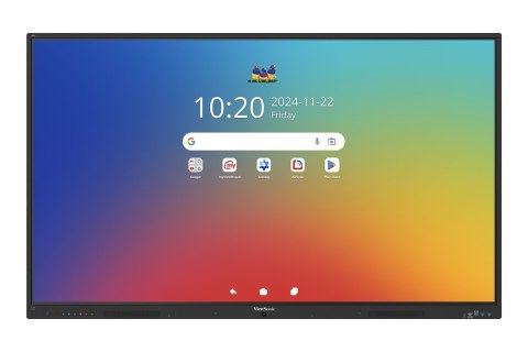 VIEWSONIC Viewsonic IFP 65IN 4K ANDROID 16 EDLA 64 tablica interaktywna 165,1 cm (65") 3840 x 2160 px Ekran dotykowy