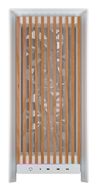 Corsair Corsair FRAME 5000D WOOD RS Midi Tower Orzech włoski, Biały