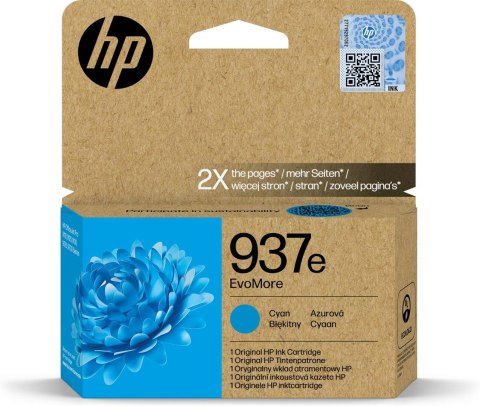 Hewlett-Packard HP 937E EVOMORE CYAN/EN/DE/PL/CZ INK CARTRIDGE