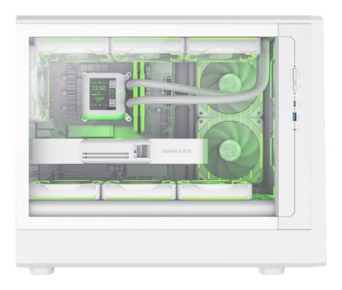 No name GameMax CLAW 360 WH Micro Tower Biały