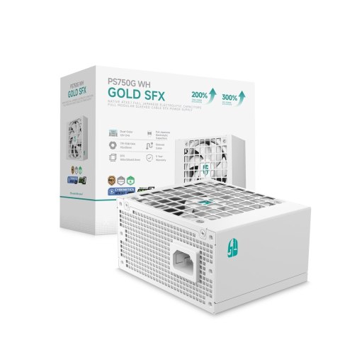 DEEPCOOL Zasilacz DeepCool PS750G-FE biały