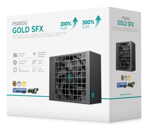 DEEPCOOL Zasilacz DeepCool PS850G-FE