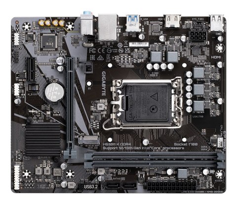Gigabyte Gigabyte H610M K DDR4 1.0 płyta główna Intel H610 Express LGA 1700 micro ATX
