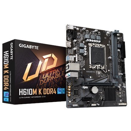Gigabyte Gigabyte H610M K DDR4 1.0 płyta główna Intel H610 Express LGA 1700 micro ATX