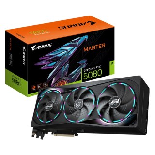 Gigabyte Karta graficzna Gigabyte GeForce RTX 5080 AORUS MASTER 16GB