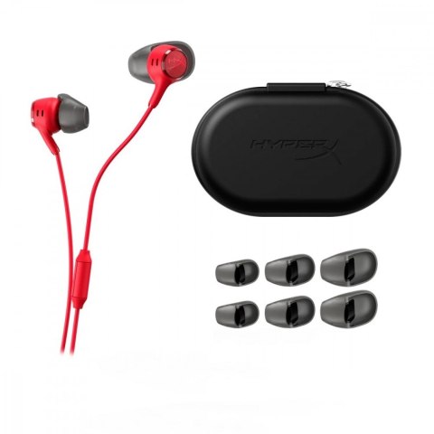 HyperX Słuchawki przewodowe Cloud Earbuds III BN7S0AA czerwone