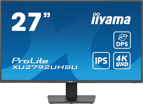 IIYAMA Monitor XU2792UHSU-B6 27IN UHD IPS 27 IPS-Panel 3840x2160 UHD 4ms