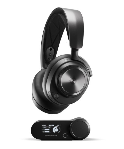 SteelSeries Steelseries Arctis Nova Pro Wireless Zestaw słuchawkowy Bezprzewodowy Opaska na głowę Gaming Bluetooth Czarny