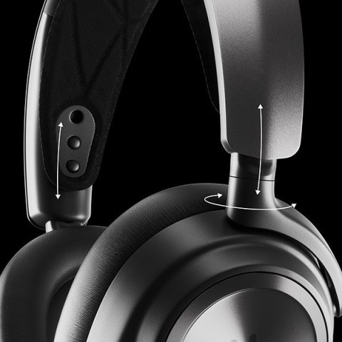 SteelSeries Steelseries Arctis Nova Pro Wireless Zestaw słuchawkowy Bezprzewodowy Opaska na głowę Gaming Bluetooth Czarny