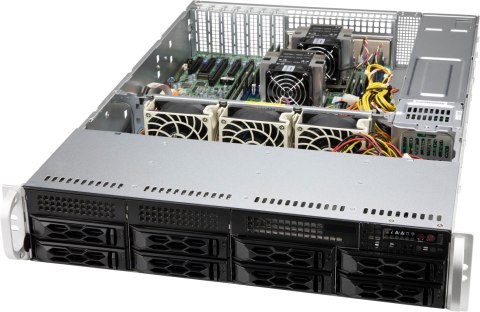 Supermicro Supermicro CSE-LA25TQC-R609LP zabezpieczenia & uchwyty komputerów Stojak Czarny 600 W