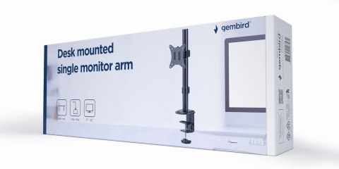 GEMBIRD GEMBIRD BIURKOWE REGULOWANE RAMIĘ NA MONITOR 17"-32", DO 9 KG