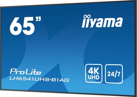 IIYAMA Monitor IIYAMA 164,0 cm (65") LH6541UHS-B1AG 16:9 3xHDMI+USB IPS