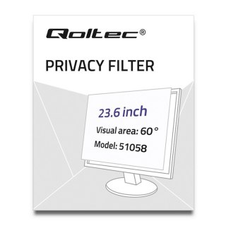 Qoltec Qoltec 51058 filtr do ekranu 59,9 cm (23.6") Monitor