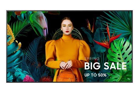 Samsung Samsung QB43C Płaski panel Digital Signage 109,2 cm (43") LCD Wi-Fi 350 cd/m2 4K Ultra HD Czarny Procesor wbudowany Tizen 7.0 16