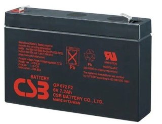 CSB Akumulator GP672 F2 6V 7.2Ah