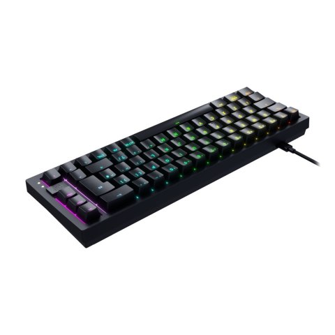 Cherry CHERRY K5V2 Compact klawiatura Gaming USB QWERTZ Niemiecki Czarny