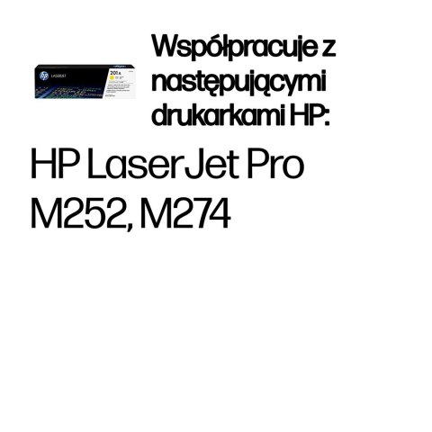 Hewlett-Packard Wkład HP nr 201A HP201A HP 201A Yellow Gelb 1,4k (CF402A)