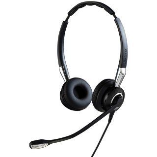 Jabra Jabra Biz 2400 II QD Duo NC Zestaw słuchawkowy Przewodowa Opaska na głowę Biuro/centrum telefoniczne Czarny, Srebrny