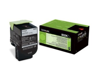No name RETURN PROGRAM TONER CARTRIDGE/802K BLACK1K PGS F CX310410