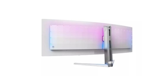 Philips Philips Evnia 8000 49M2C8900L/00 monitor komputerowy 124,2 cm (48.9") 5120 x 1440 px Dual QHD QD-OLED Biały