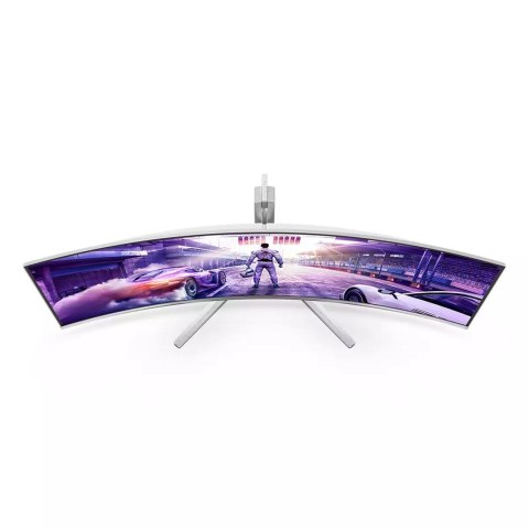 Philips Philips Evnia 8000 49M2C8900L/00 monitor komputerowy 124,2 cm (48.9") 5120 x 1440 px Dual QHD QD-OLED Biały