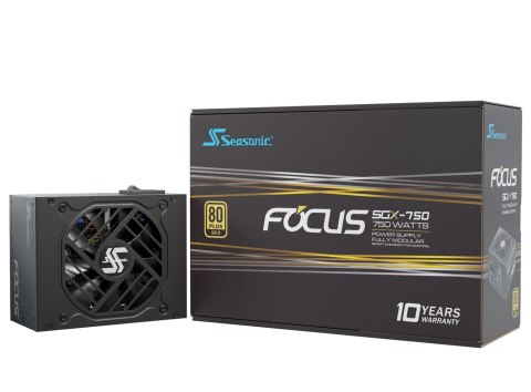 Seasonic Moduł zasilacza Seasonic FOCUS SGX-750 (2021) 750 W 20+4 pin ATX SFX Czarny