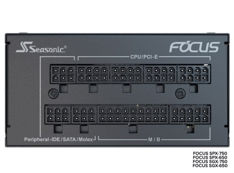 Seasonic Moduł zasilacza Seasonic FOCUS SGX-750 (2021) 750 W 20+4 pin ATX SFX Czarny