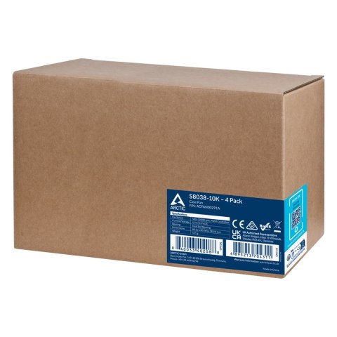 Arctic Cooling ARCTIC S8038-10K Procesor Wentylator 8 cm Czarny 4 szt.