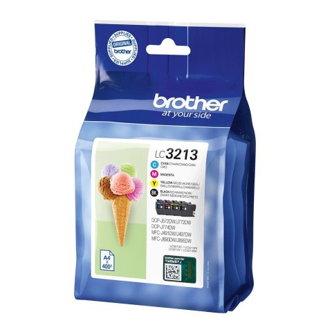 Brother Tusze Brother LC-3213VAL black Cyan Magenta Yellow