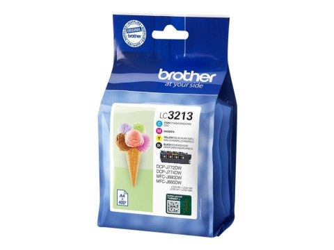 Brother Tusze Brother LC-3213VAL black Cyan Magenta Yellow