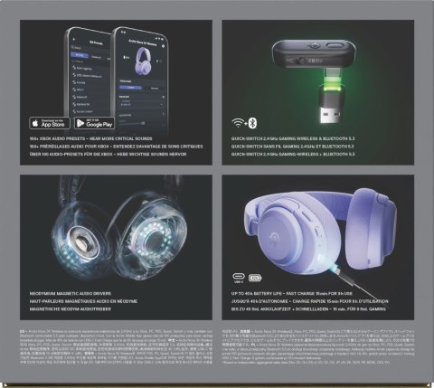 SteelSeries Słuchawki Steelseries Arctis Nova 3X Wireless for Xbox, Levander