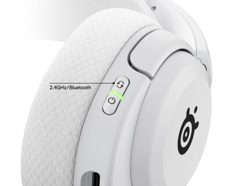 SteelSeries Słuchawki Steelseries Arctis Nova 5P Wireless Zestaw słuchawkowy Bezprzewodowy Opaska na głowę Gaming USB Type-C Bluetooth Biały