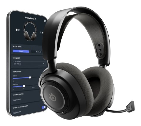 SteelSeries Słuchawki Steelseries Arctis Nova 7X Gen 2, Black