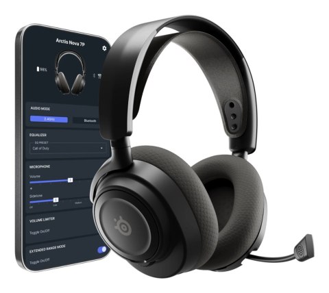 SteelSeries Słuchawki Steelseries Arctis Nova 7P Gen 2, Black